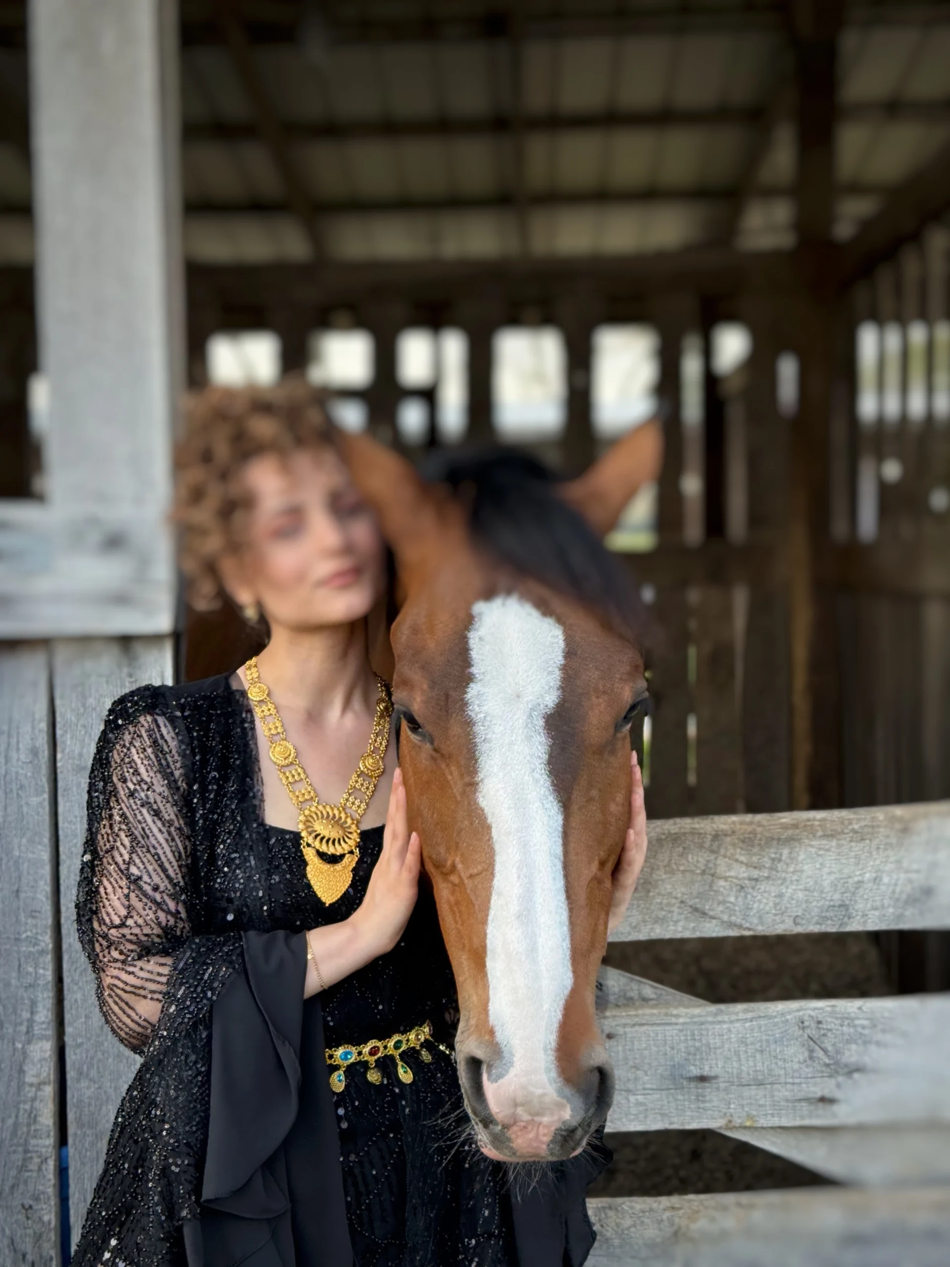 Siyah Taşlı Kiras-Fîstan - Image 3