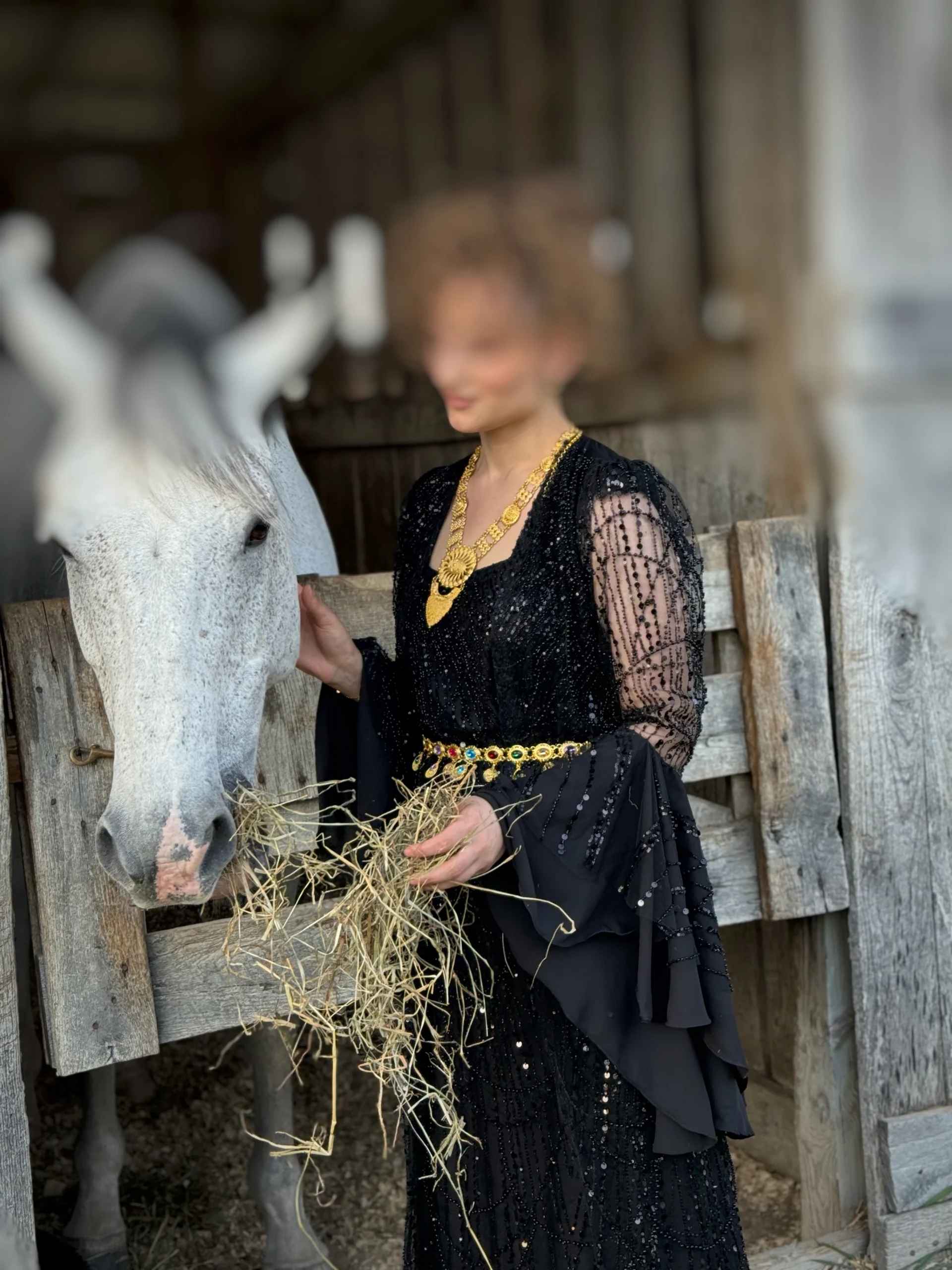 Siyah Taşlı Kiras-Fîstan