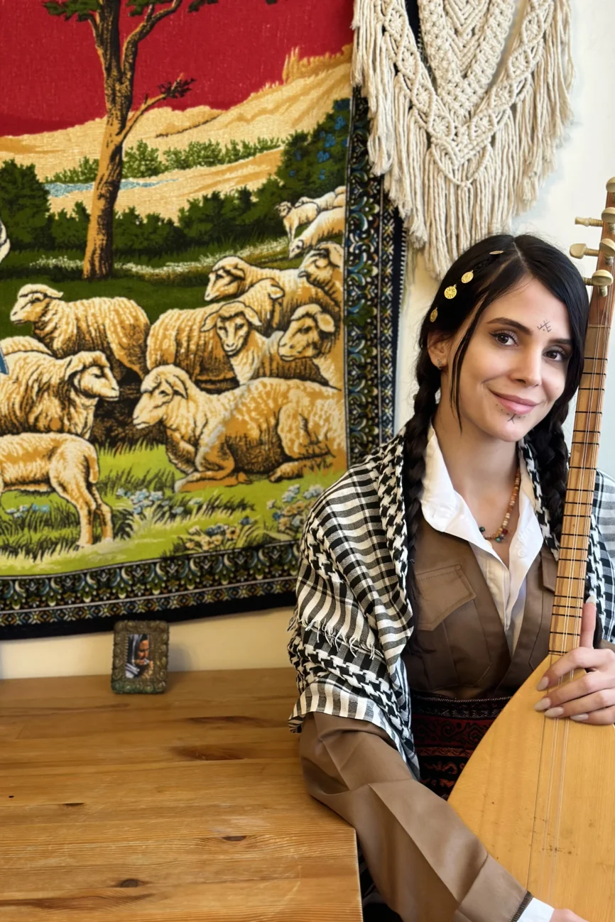 Kahve Tonu Şal û Şepik Orjinal Gabardin (Unisex)