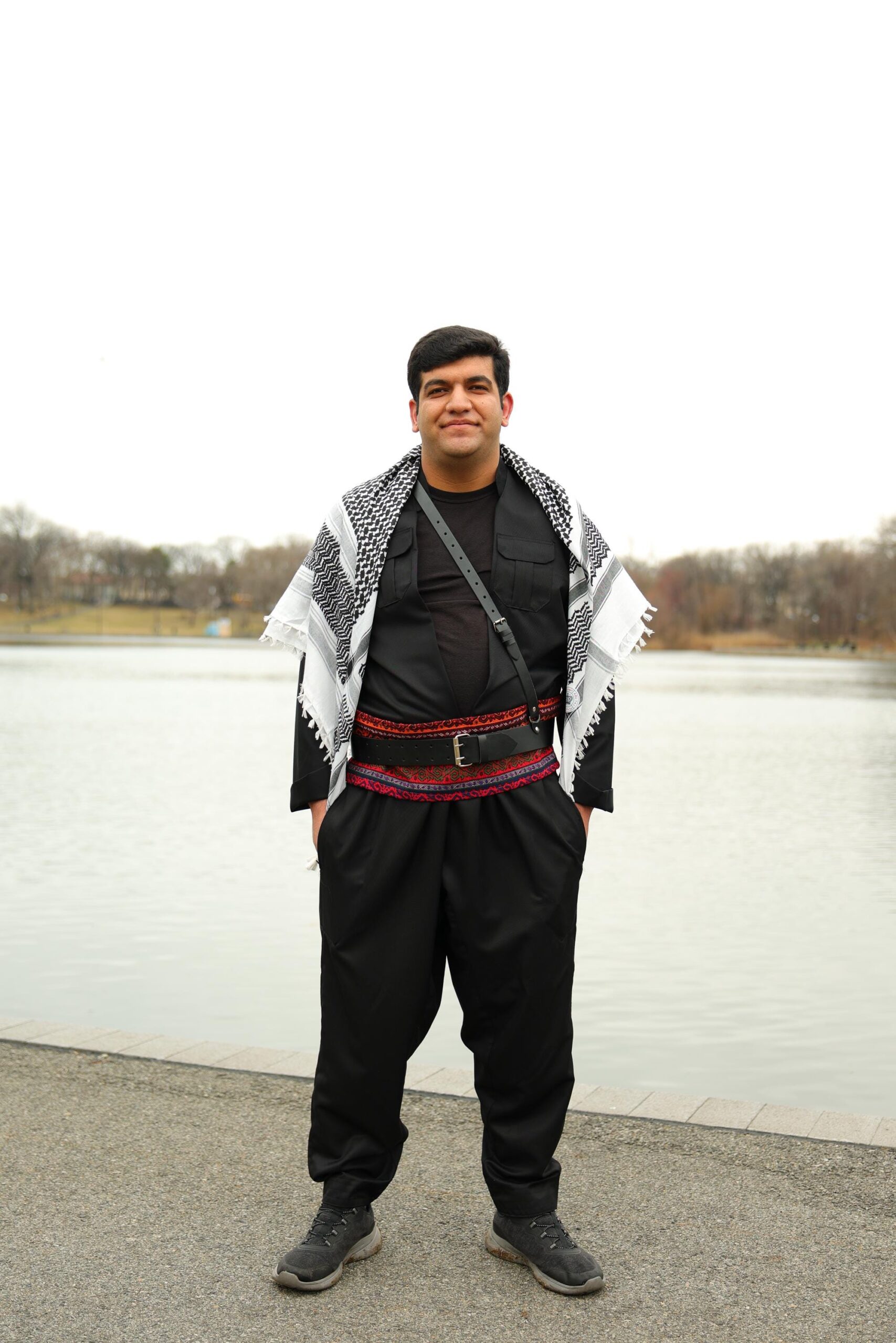 Siyah Şal û Şepik Orjinal Gabardin (Unisex) - Image 5