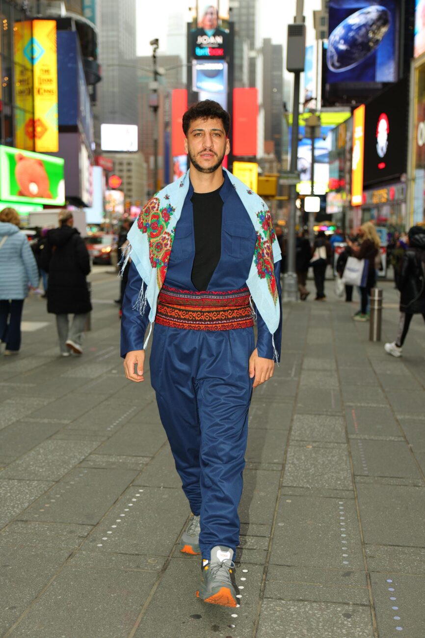 Lacivert Şal û Şepik Orjinal Gabardin (Unisex)