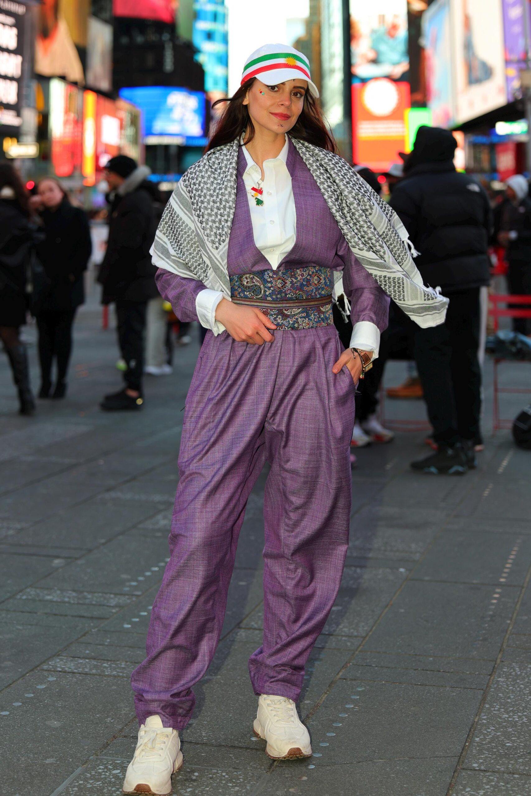 Mor İthal Şal û Şepik Orjinal Gabardin - Image 2