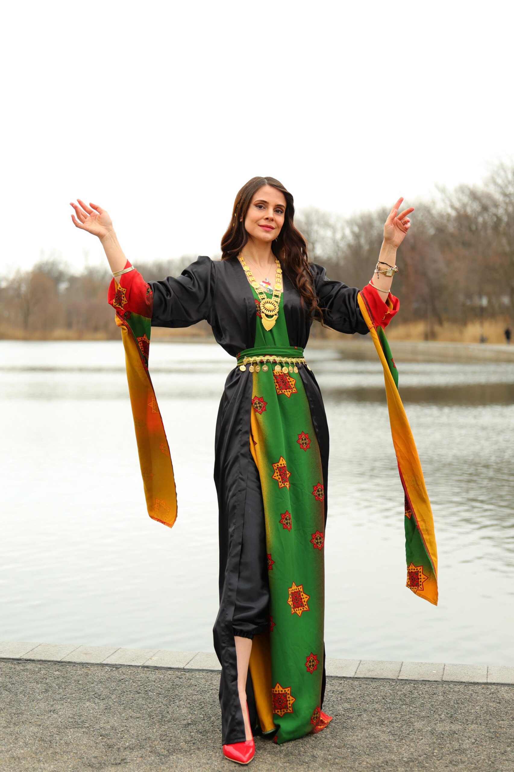 Shalwar-Style Özel Seri Kiras Fistan - Image 6