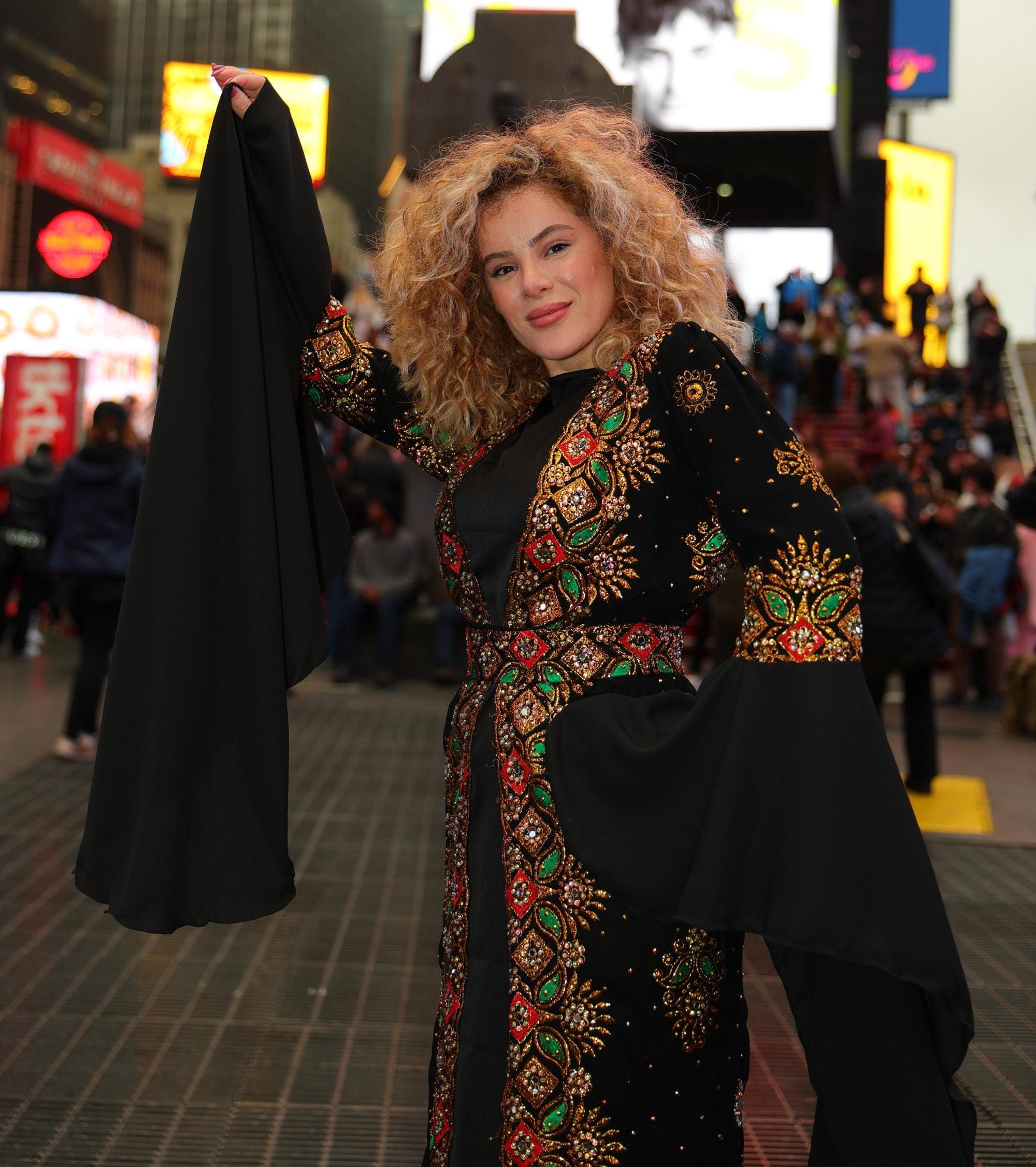 Siyah Özel Dikim Kiras Fistan Newroz Ve Düğün İçin