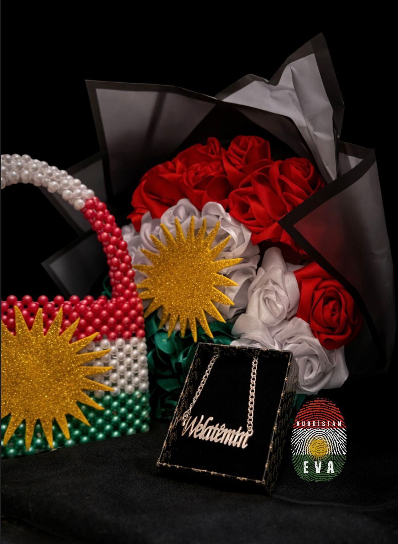 925 Ayar Orjinal Gümüş, Welatemin Temalı Kolye