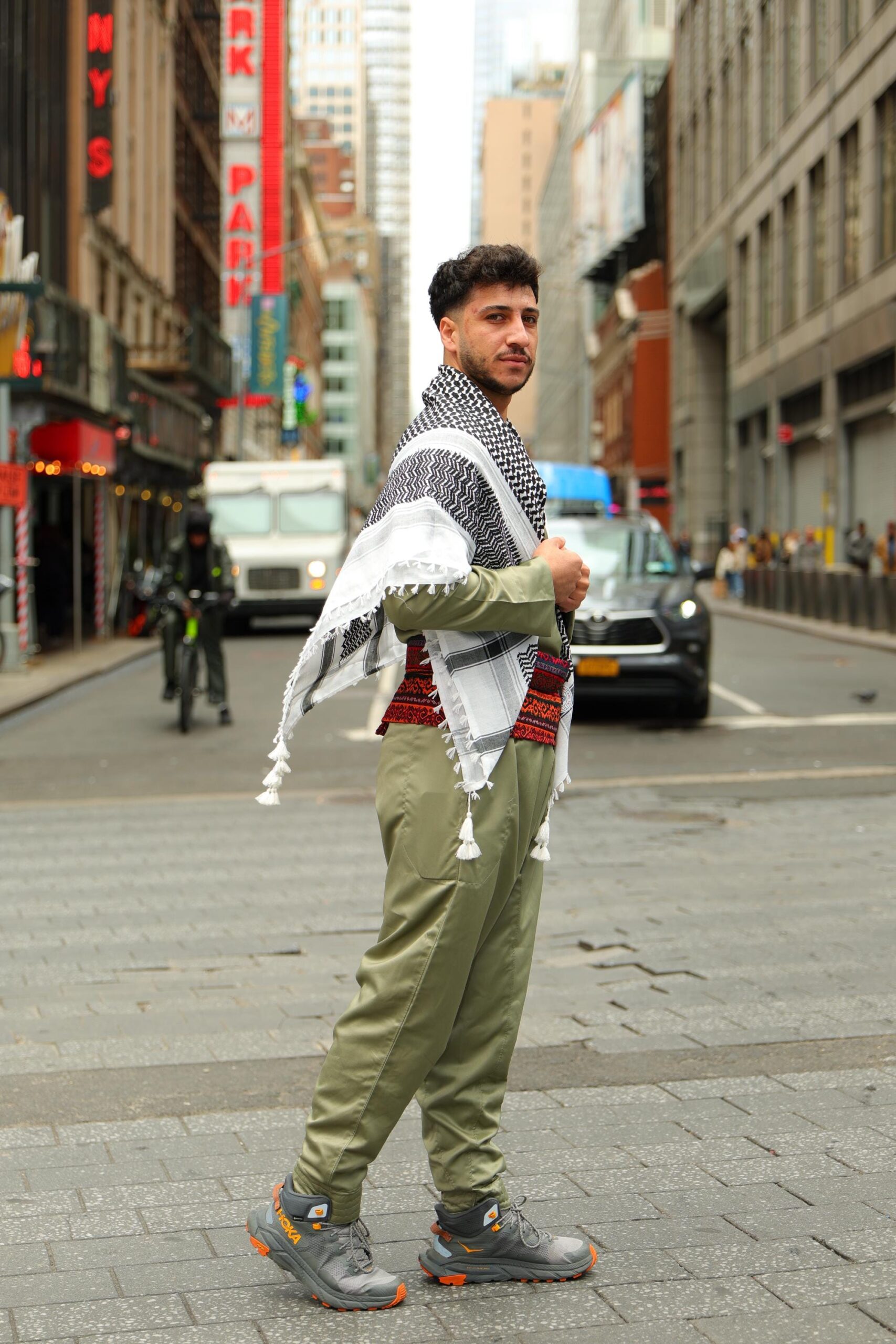 Yeşil Şal û Şepik Orjinal Gabardin (Unisex) - Image 5