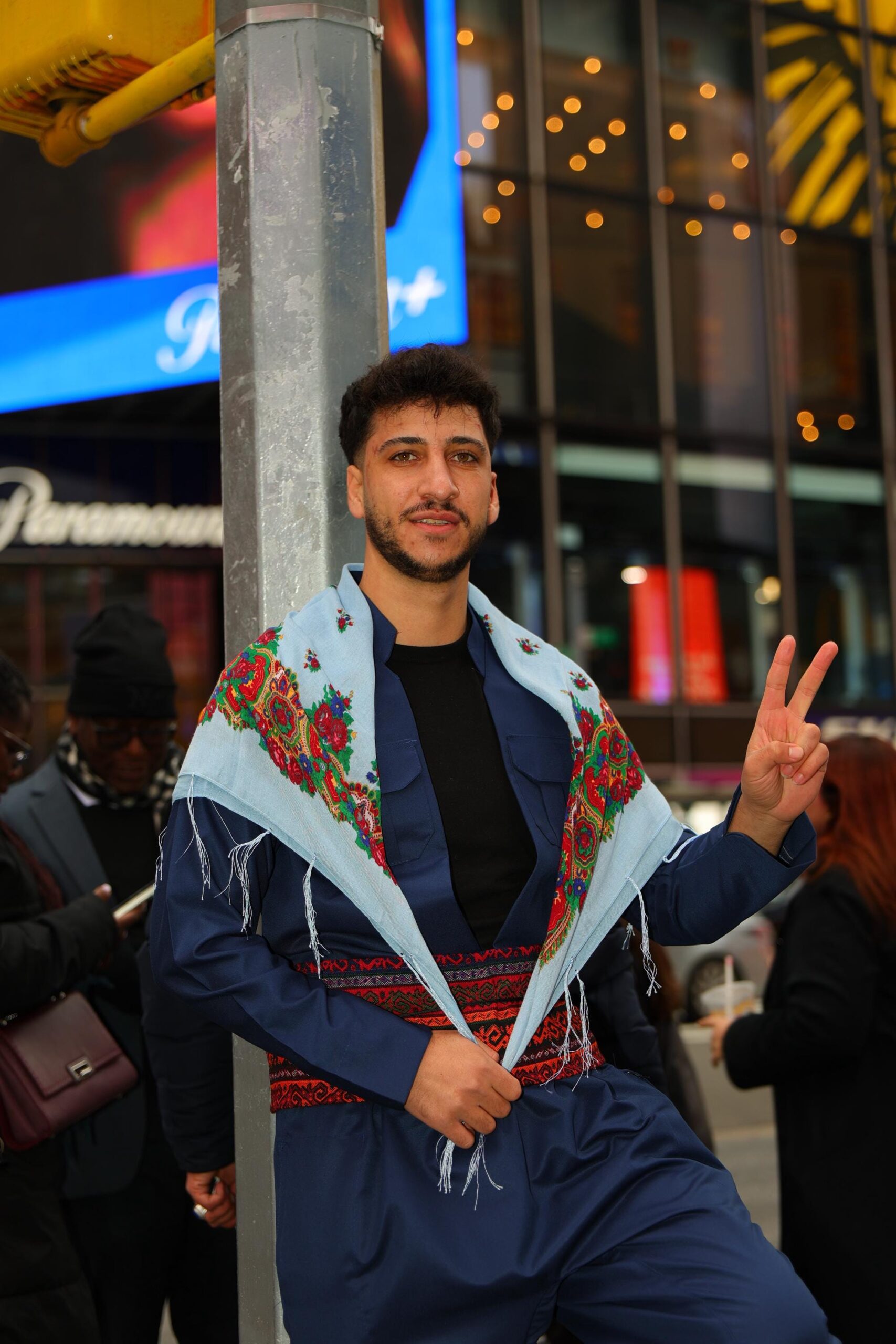 Lacivert Şal û Şepik Orjinal Gabardin (Unisex) - Image 3