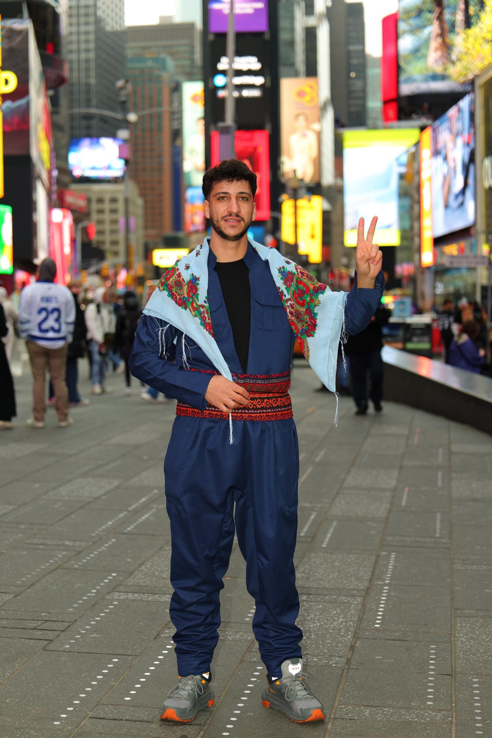 Lacivert Şal û Şepik Orjinal Gabardin (Unisex) - Image 2