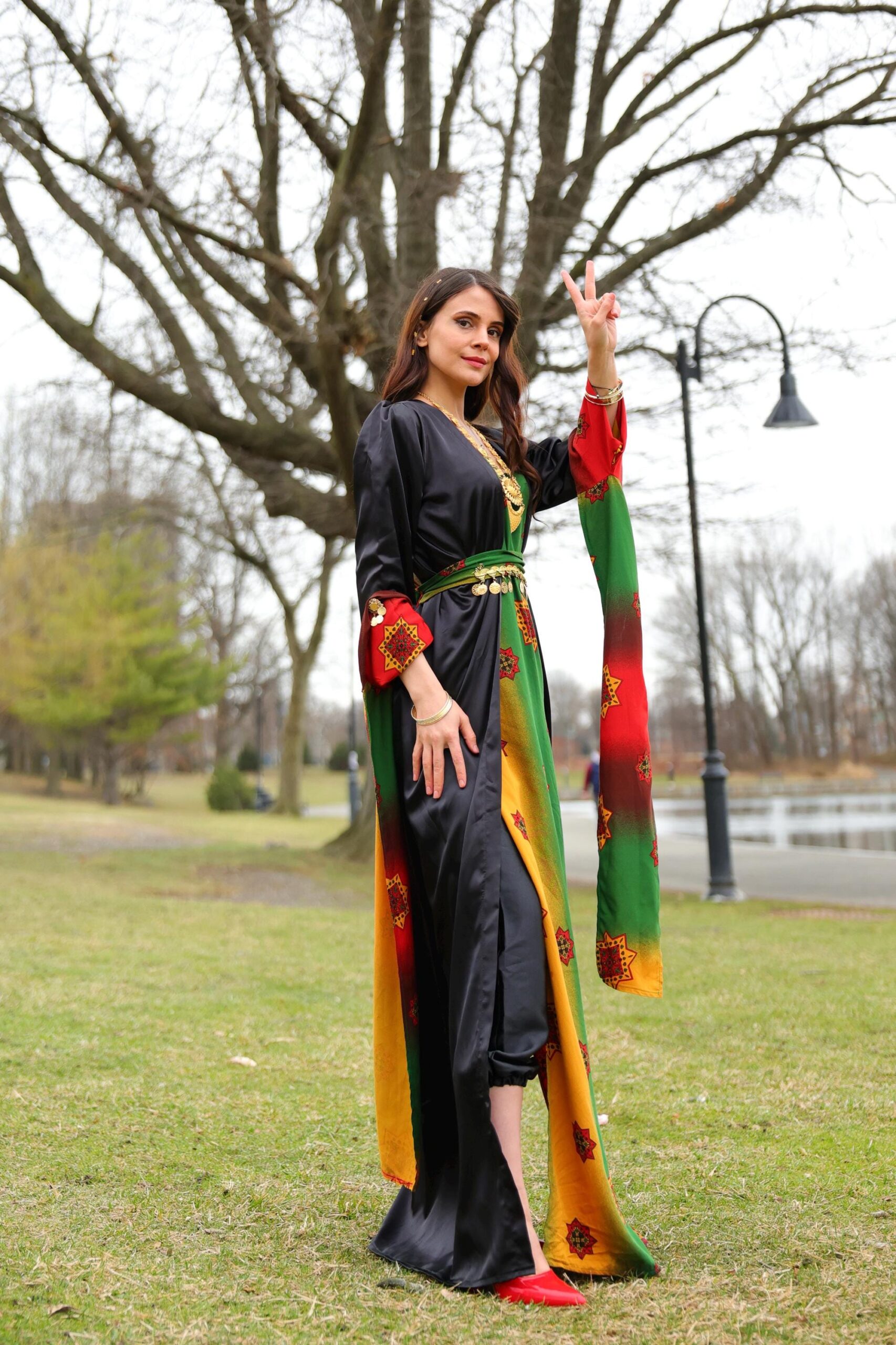 Shalwar-Style Özel Seri Kiras Fistan - Image 10