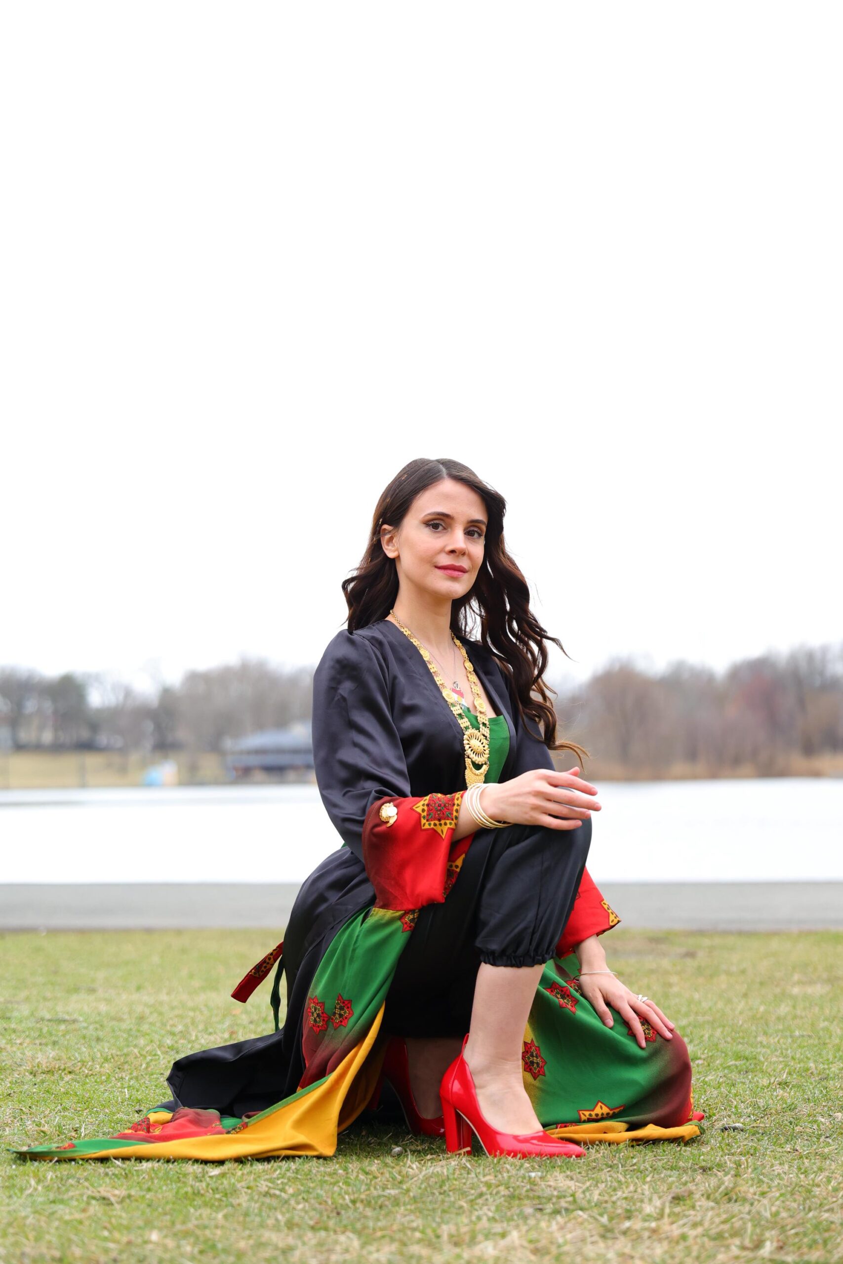 Shalwar-Style Özel Seri Kiras Fistan - Image 3