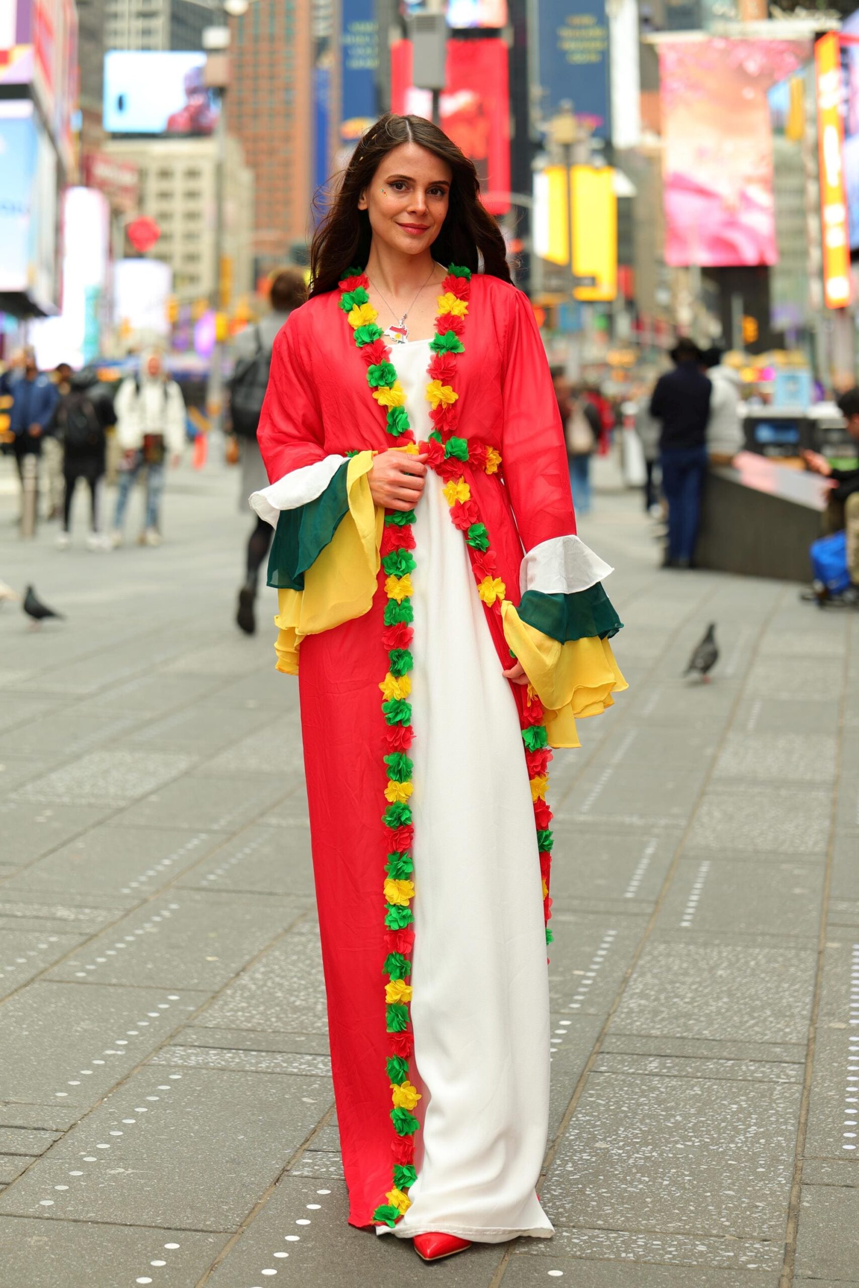 Kesk Sor Zer Kiras Fistan Newroz Kırmızı - Image 2