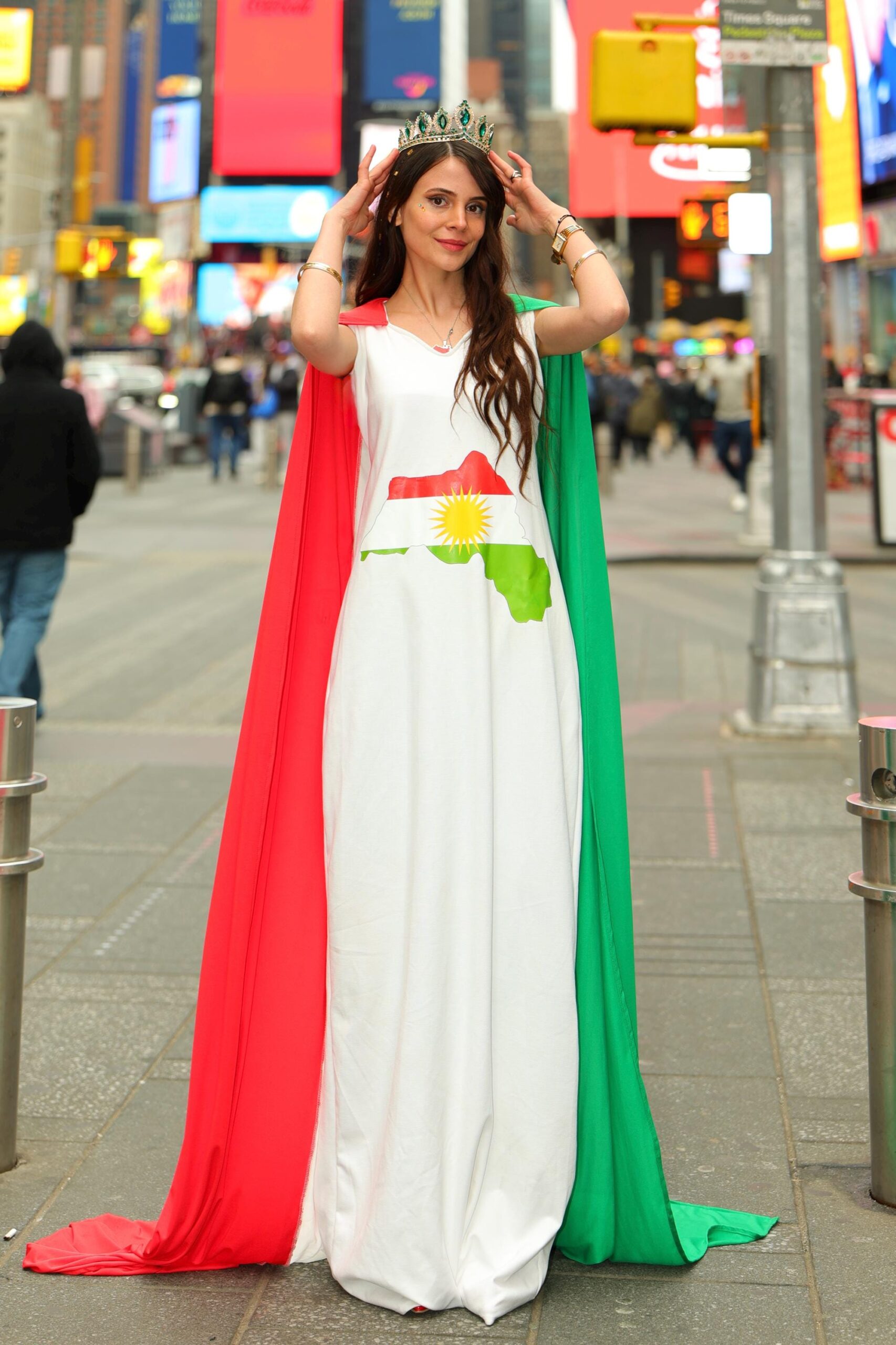 Kürdistan Bayrağı ve Haritası Premium Özel Tasarım Helen Princess - Image 3